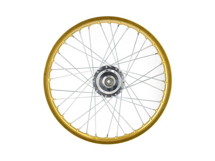 17 inch spoke wheel 17x1.20 Rigida aluminium set gold Puch Maxi S / N