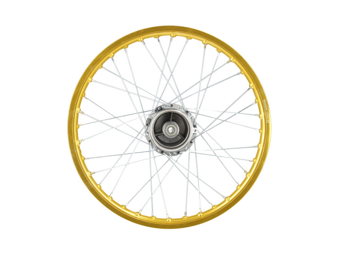 17 inch spaakwiel 17x1.20 Rigida aluminium set goud Puch Maxi S / N