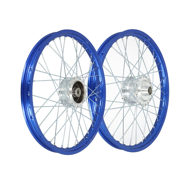 17 inch spaakwiel 17x1.20 Rigida aluminium set blauw Puch Maxi S / N