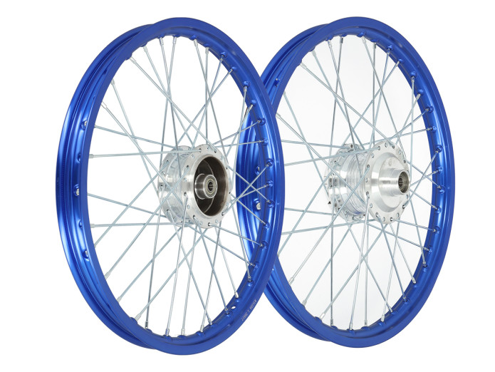 17" Speichenrad 17x1.20 Alu Rigida Satz Blau Puch Maxi S N