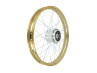 17 inch spoke wheel 17x1.40 gold / galvanized set Puch Maxi S / N A-quality