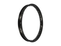 17 inch velg 17x1.20 spaakwiel Rigida aluminium zwart geanodiseerd 