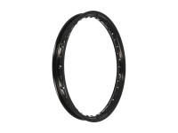 17 inch velg 17x1.20 spaakwiel Rigida aluminium zwart geanodiseerd 