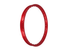 17 inch velg 17x1.20 spaakwiel Rigida aluminium rood geanodiseerd 17 inch velg 17x1.20 spaakwiel Rigida aluminium rood geanodiseerd