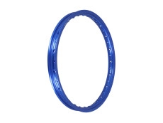 17 Zoll Felge 17x1.20 Speichen Rigida Aluminium Blau Anodisiert 17 Zoll Felge 17x1.20 Speichen Rigida Aluminium Blau Anodisiert