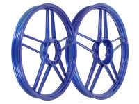17 inch Grimeca stervelg 17x1.35 Puch Maxi *Exclusive* Candy Blue (set)