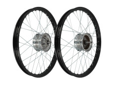 19-inch spoke wheel 19x1.20 steel black / galvanized set Puch MV / VS / MS A-quality