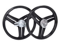 17 Zoll Grimeca 3 Blade Propeller Style 17x1.60 Felgen-Set Schwarz