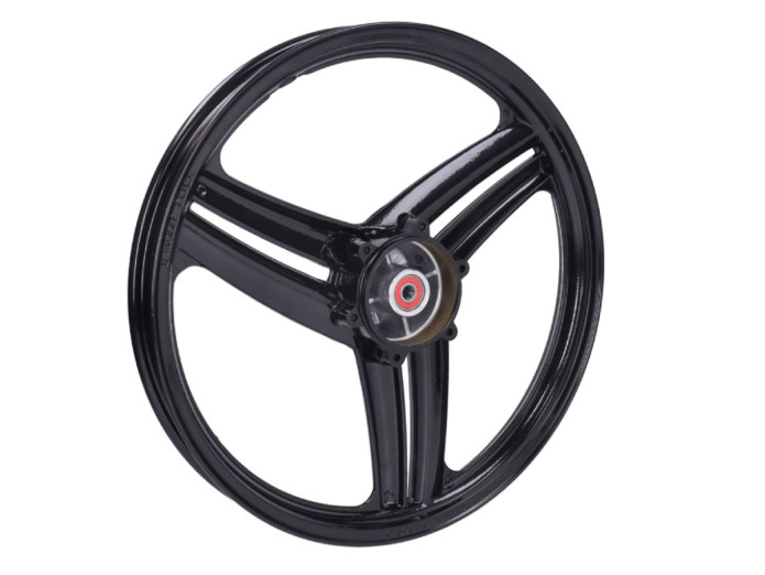 17 inch Grimeca 3 Blade propeller style 17x1.60 wheel set black Fast Arrow