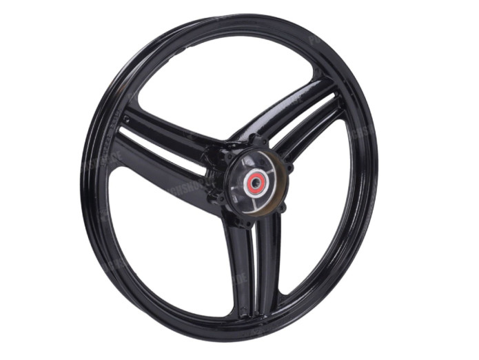 17 inch Grimeca 3 Blade propeller style 17x1.60 wheel set black Fast Arrow