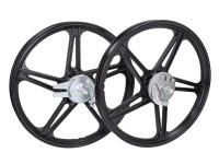 17 Zoll Bernardi Mozzi Style 17x1.60 Felgen Satz Schwarz