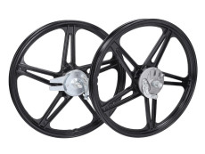 17 Zoll Bernardi Mozzi Style 17x1.60 Felgen Satz Schwarz