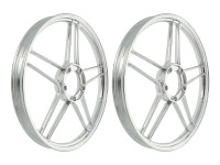 17 inch Grimeca stervelg 17x1.35 Puch Maxi / X30 / X50 chroom set