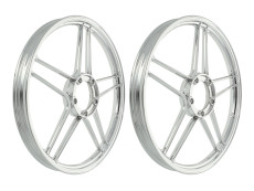 17 Zoll Grimeca Felge 17x1.35 Puch Maxi / X30 / X50 Chrom Satz 17 Zoll Grimeca Felge 17x1.35 Puch Maxi / X30 / X50 Chrom Satz