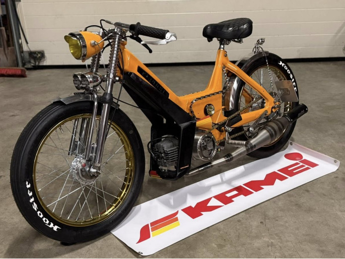 Exhaust Puch Maxi / E50 28mm Polini Sport raw