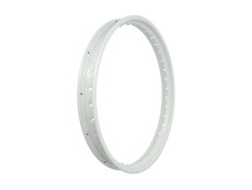 17 inch velg 17x1.40 spaakwiel staal glans wit universeel