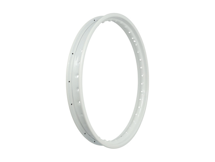 17 Zoll Felge 17x1.40 Speichen Stahl Glanz Weiß Universal