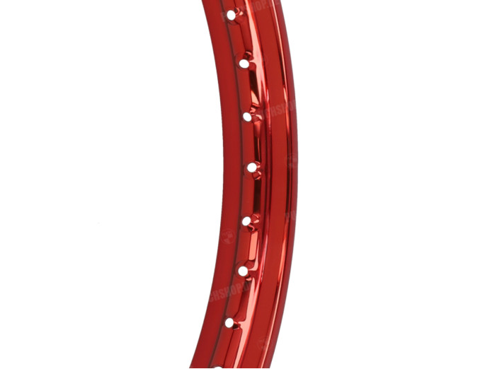 17 inch velg 17x1.40 spaakwiel staal Candy Red universeel