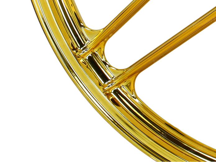 17 Zoll Grimeca Felge 17x1.35 Puch Maxi / X30 / X50 *Exclusive* Candy Gold