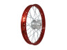 17 inch spoke wheel 17x1.40 steel candy red / galvanized set Puch Maxi S / N A-quality
