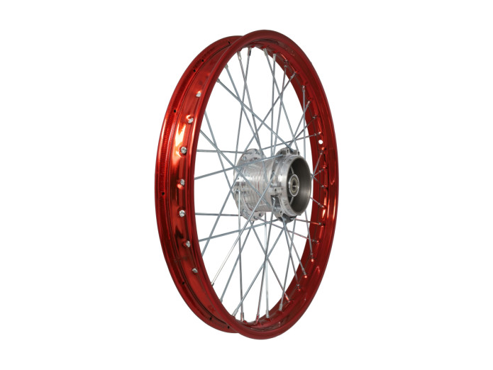 17 Zoll Speichenrad 17x1.40 Stahl Candy Rot / Verzinkt Satz Puch Maxi S / N A-qualitat