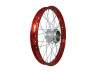 17 inch spoke wheel 17x1.40 steel candy red / galvanized set Puch Maxi S / N A-quality
