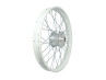 17 inch spaakwiel 17x1.40 staal glans wit / verzinkt set Puch Maxi S / N A-kwaliteit