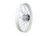 17 inch spaakwiel 17x1.40 staal glans wit / verzinkt set Puch Maxi S / N A-kwaliteit