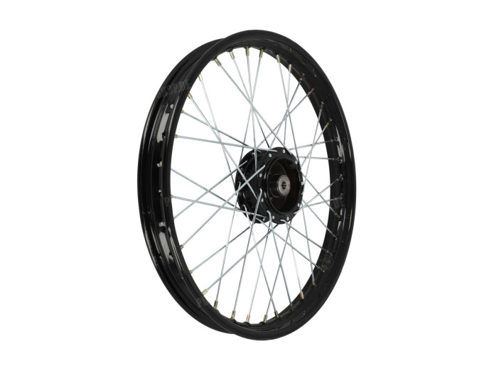 17 Zoll Speichenrad 17x1.40 Schwarz / Schwarz Satz Puch Maxi S / N A-Qualitat