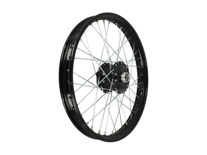 17 Zoll Speichenrad 17x1.40 Schwarz / Schwarz Satz Puch Maxi S / N A-Qualitat
