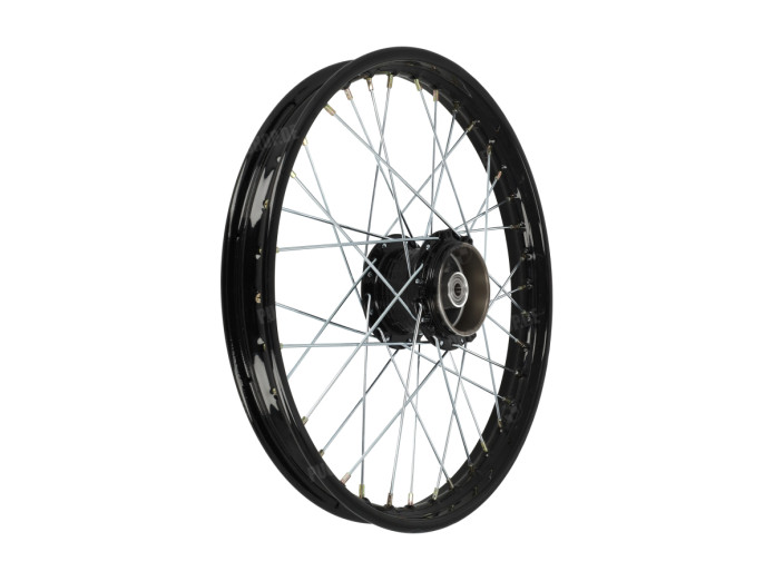 17 Zoll Speichenrad 17x1.40 Schwarz / Schwarz Satz Puch Maxi S / N A-Qualitat