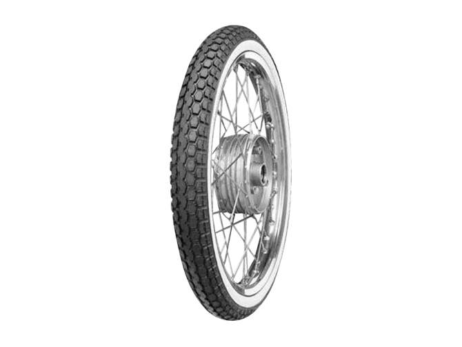 19 inch 2.50x19 Continental KKS10WW tire white wall Puch MV / VS product