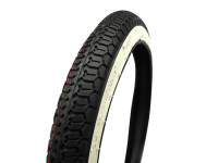 16 inch 2.25x16 Sava / Mitas B8 38J tire whitewall 