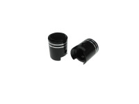 Valve caps set piston black