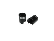 Ventieldoppen set Piston zwart