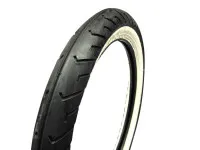 16 inch 2.50x16 Sava / Mitas MC2 tire white wall semislick