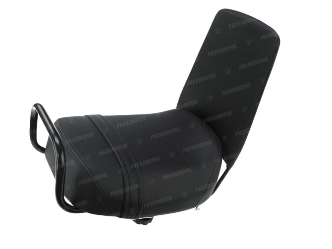 Duoseat rear carrier Xtreme black with back support main