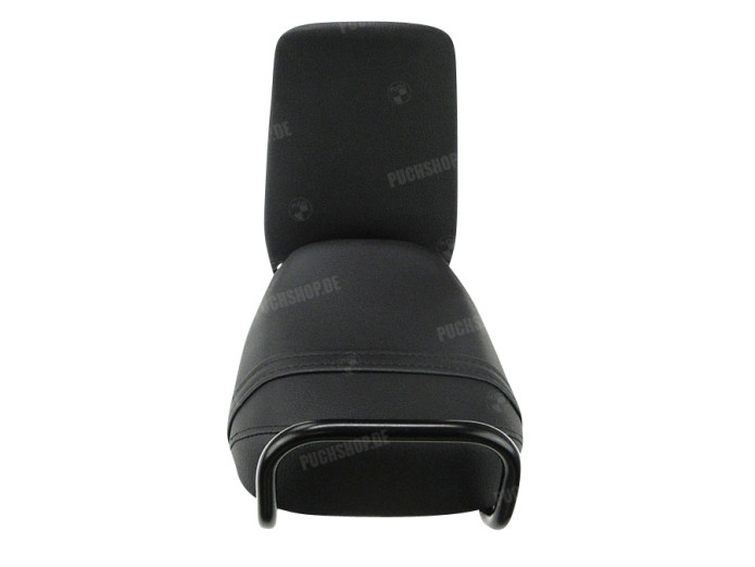 Duoseat achterdrager Xtreme zwart met rugleuning