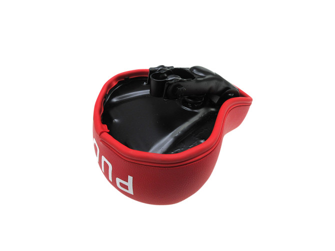 Sattel Puch Maxi Dick Weiß / Rot mit Logo product