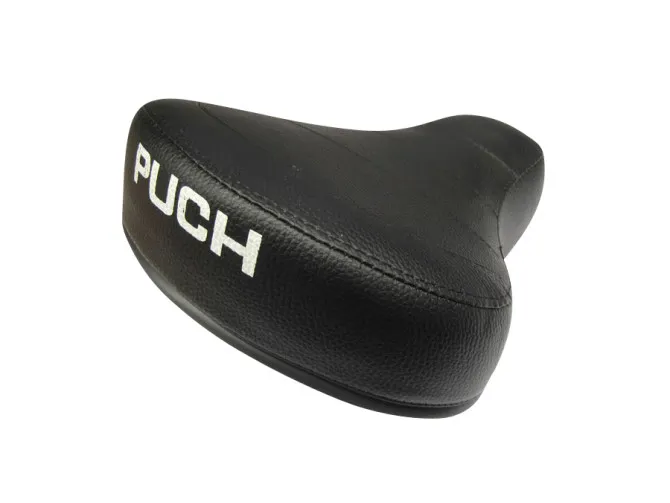 Saddle Puch Maxi thin black with Puch text (small font) product