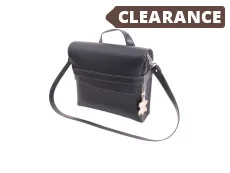 Luggage carrier bag Monte Grappa leather 7,5 liter black