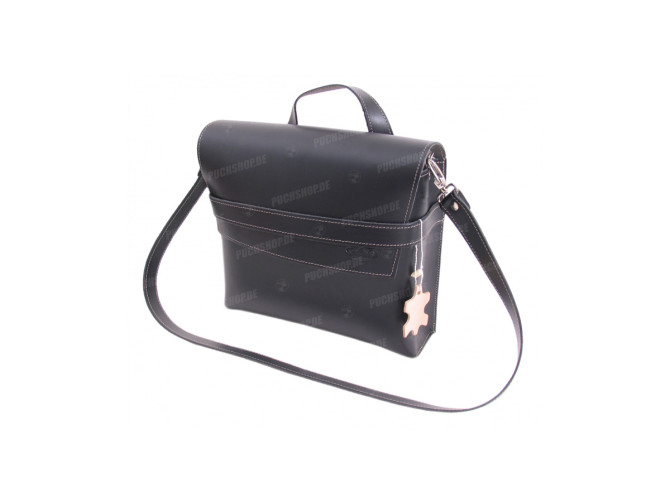 Luggage carrier bag Monte Grappa leather 7,5 liter black main