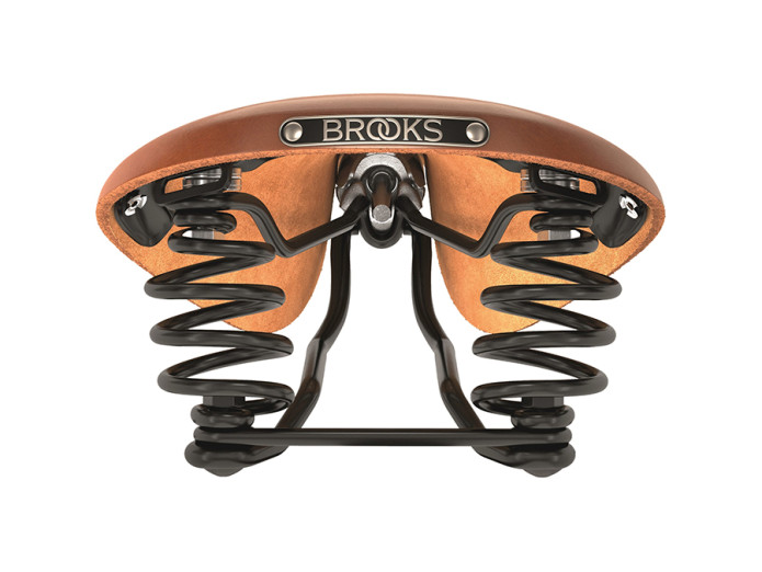 Sattel Puch Universal Brooks B396 Flyer Herren Honig