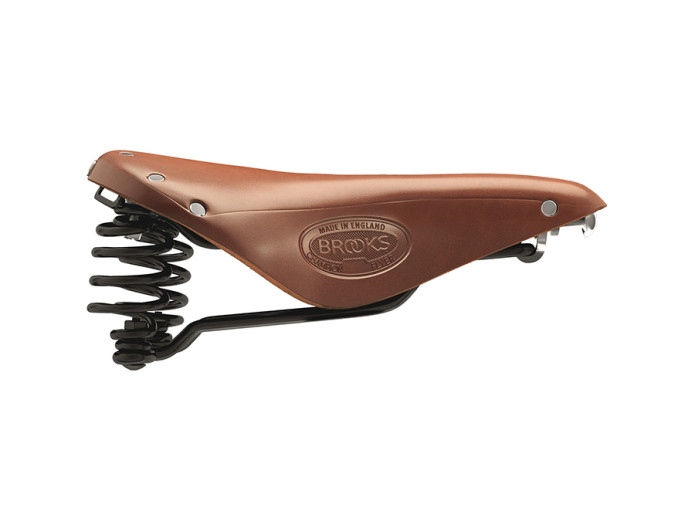 Sattel Puch Universal Brooks B396 Flyer Herren Honig
