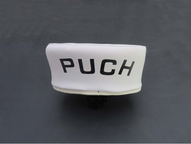 Sattel Puch maxi Dick Weiss mit Puch Text  product