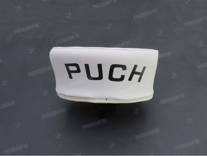 Sattel Puch maxi Dick Weiss mit Logo