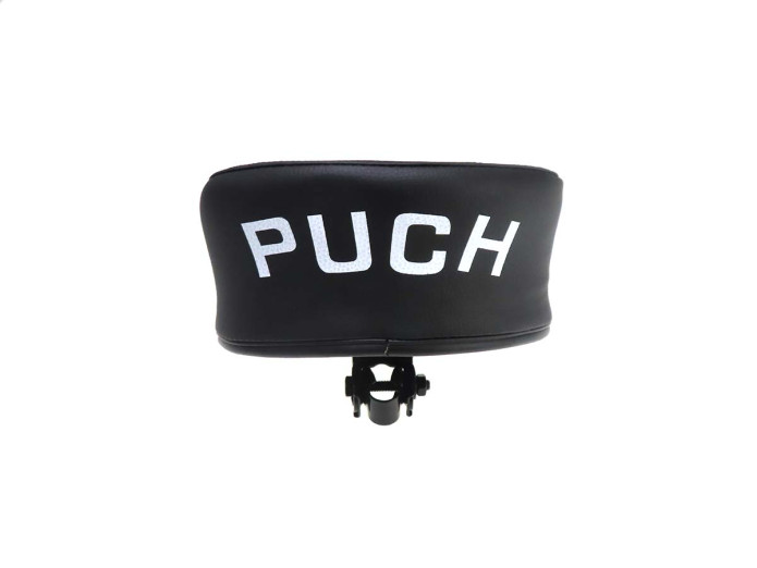 Zadel Puch Maxi dik zwart met logo