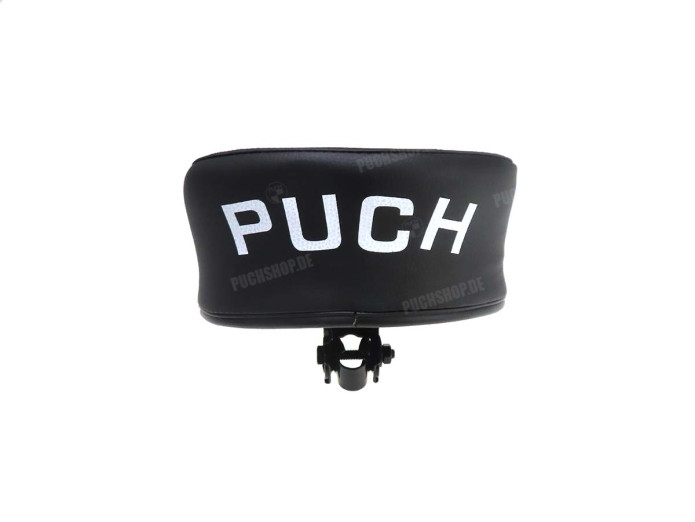 Zadel Puch Maxi dik zwart met logo