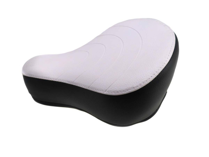 Saddle Puch Maxi thick black / white with logo