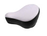 Puch Saddle / Parts Saddle Puch Maxi black / white with text Saddle Puch Maxi thick black / white with logo